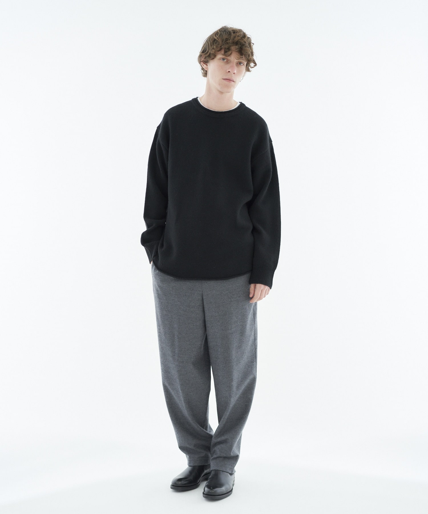 ESTNATION / ヤクウールクルーネックニット｜ESTNATION ONLINE STORE 