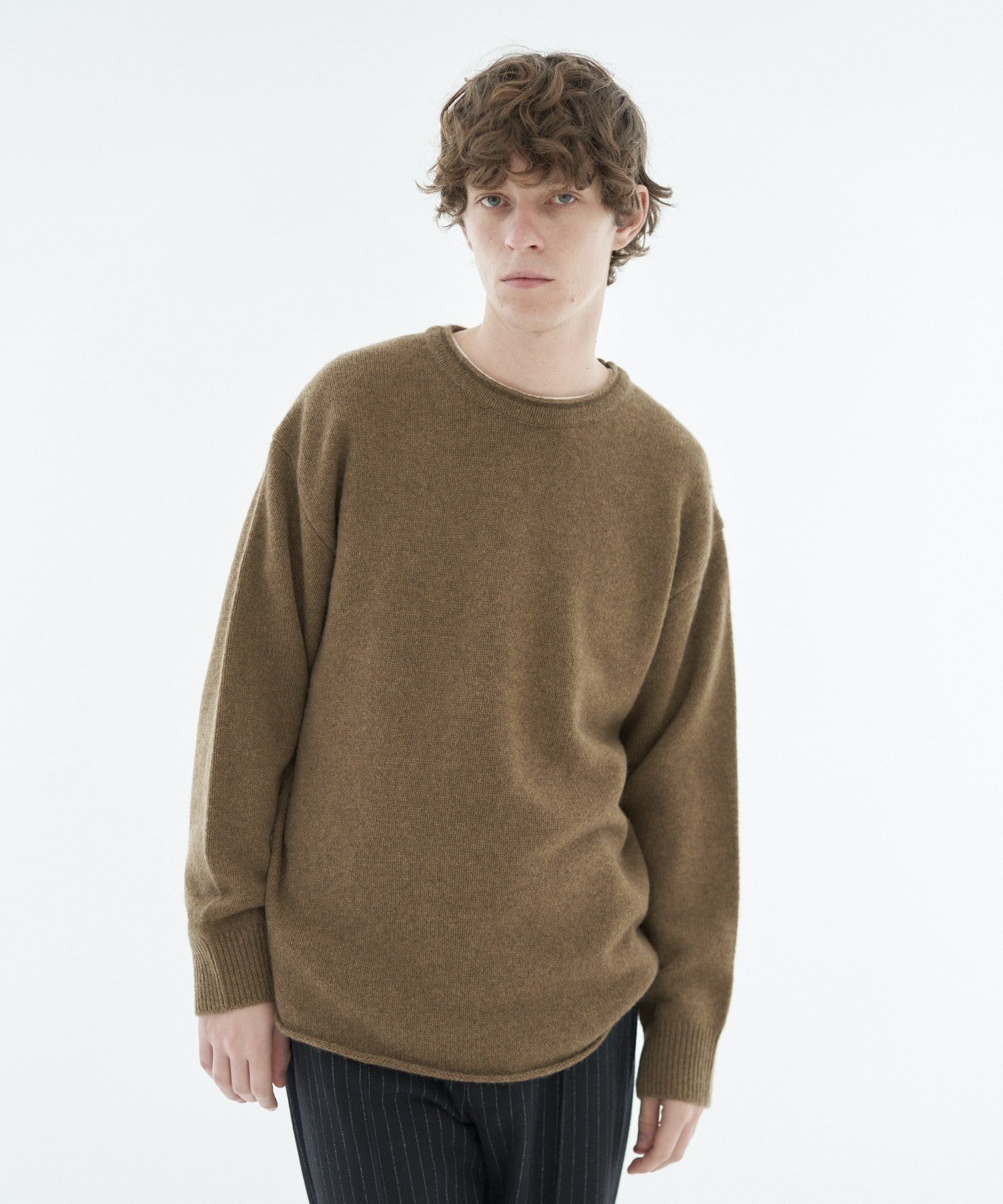 ESTNATION / ヤクウールクルーネックニット｜ESTNATION ONLINE STORE 