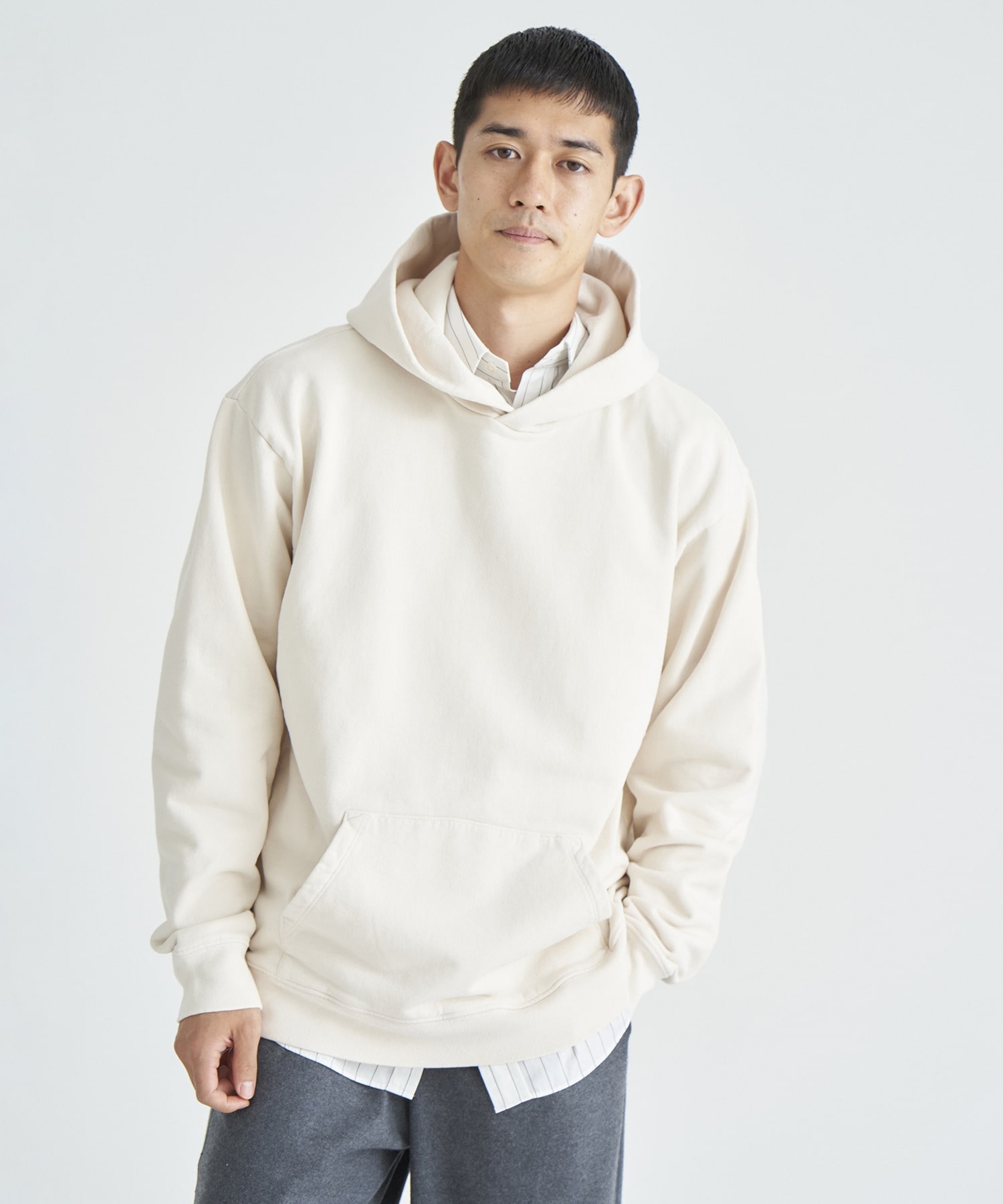 ESTNATION / スウェットプルオーバーフーディー-