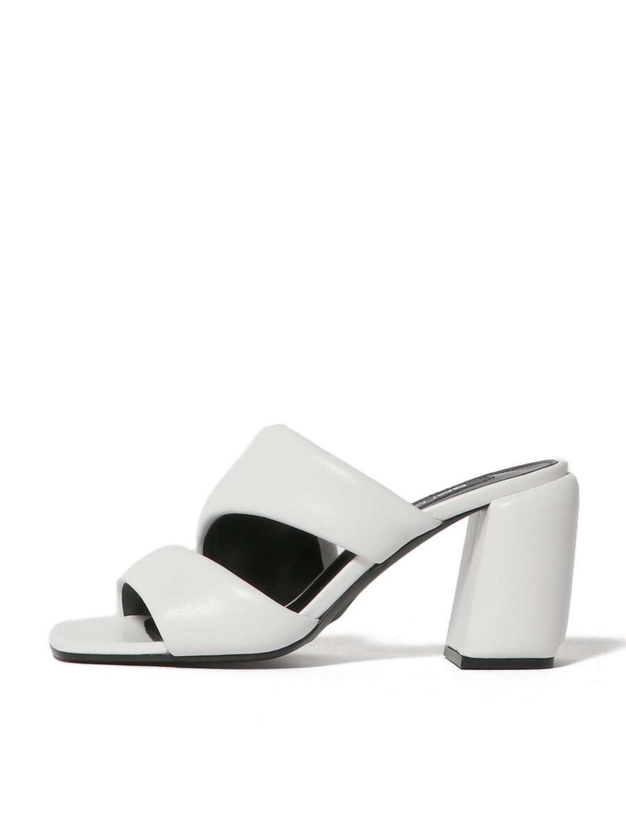 セルジオロッシ バックスリングチャンキーヒールサンダル Sergio Rossi