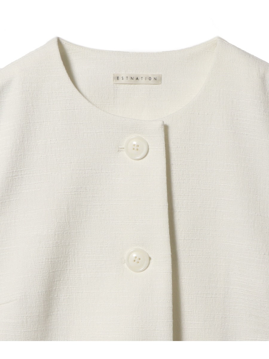 ESTNATION / カーブヘムショートジャケット｜ESTNATION ONLINE STORE  