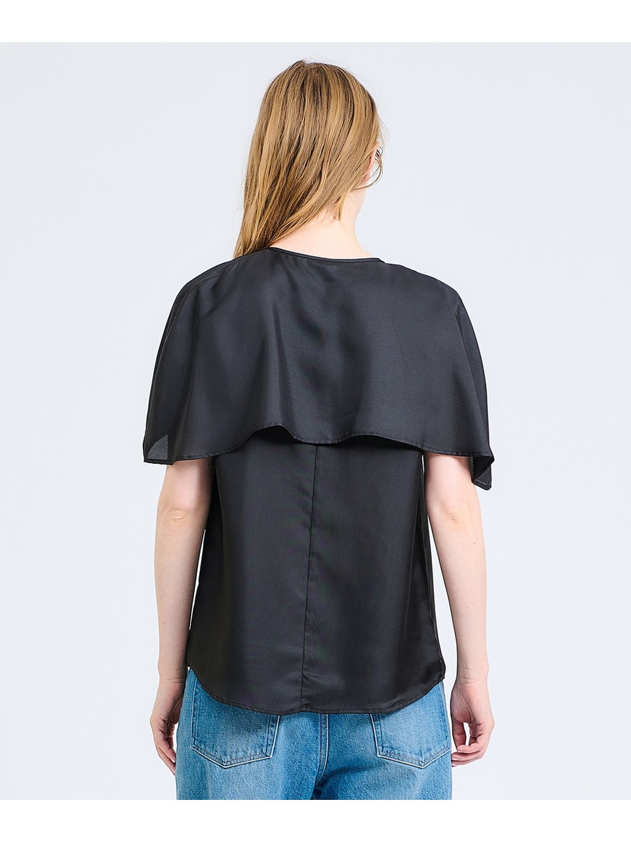 ESTNATION / ツイルケープブラウス|ESTNATION ONLINE STORE ESTNATION / ツイルケープブラウス|ESTNATION ONLINE STORE
