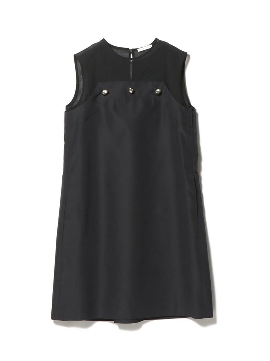ほぼ新品♡ESTNATION エストネーション シアーMIXミニドレス　黒 ESTNATION / シアーMIXミニドレス｜ESTNATION ONLINE STORE