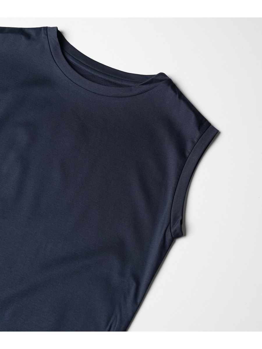 ESTNATION / コットンスムーススビンノースリーブTシャツ