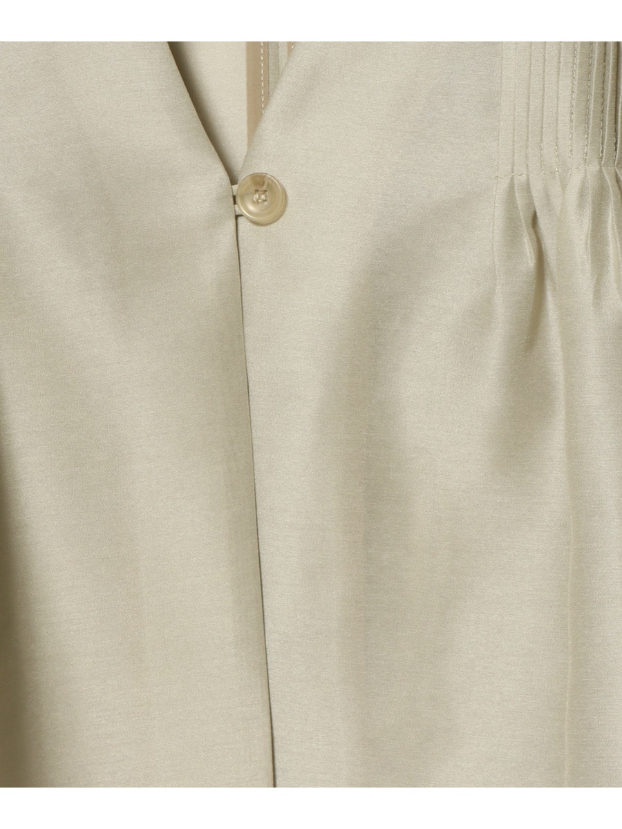 美品 COLUMN シアーチェックブルゾン コラム COLUMN / シアーピンタックジャケット｜ESTNATION ONLINE STORE