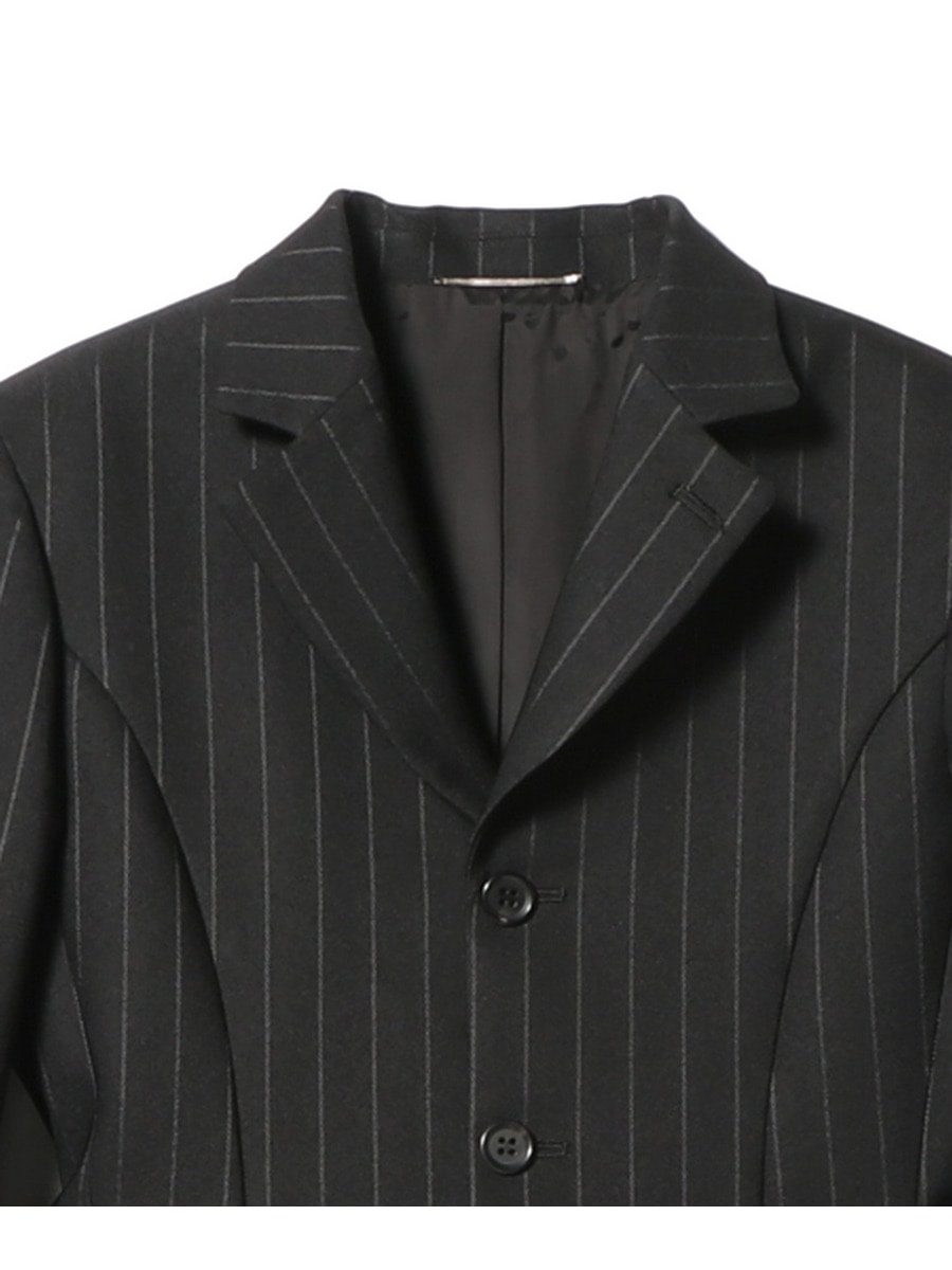 希少 日本製 CICATA シカタ ストライプジャケット CJ-24248B stripe jacket｜ChikaKisada チカキサダ