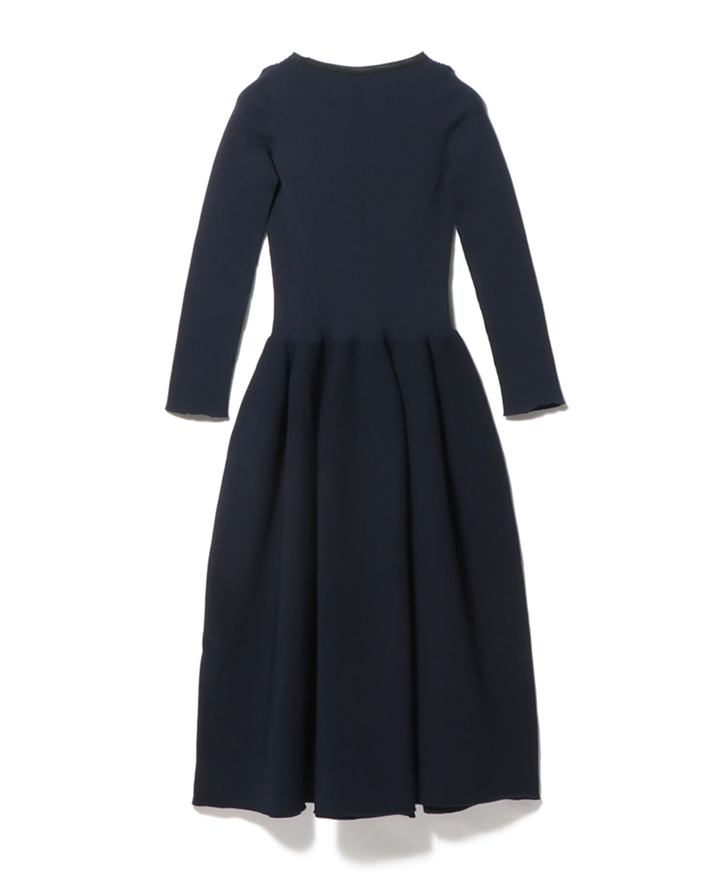 CFCL POTTERY DRESS1 ニットワンピース ネイビー 洗濯可