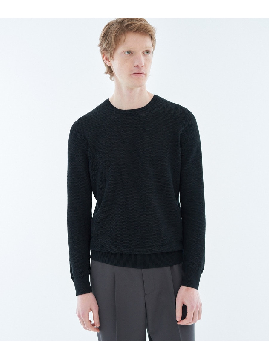 GRAN SASSO / コットンクルーネックニット《ESTNATION EXCLUSIVE