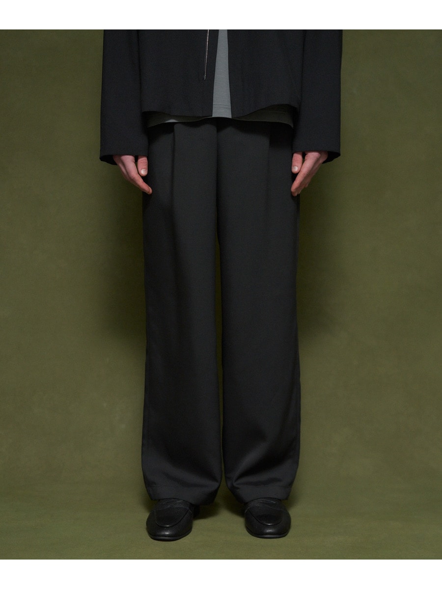 未使用 エストネーション 春夏 コットンライク 1プリーツ スラックス XL 未使用 エストネーション 春夏 コットンライク 1プリーツ