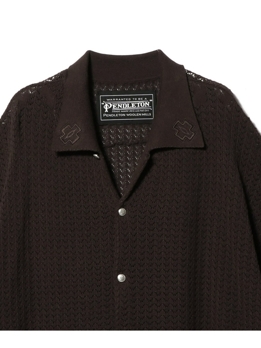 PENDLETON ペンドルトン × エスト シアーニット セットアップ 新品 PENDLETON / シアーニットシャツ《ESTNATION EXCLUSIVE