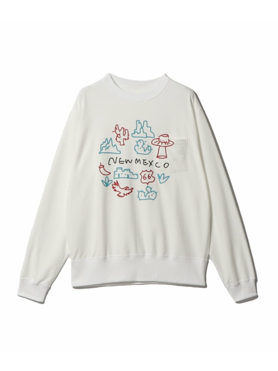 Charcoal / New Mexico リバーシブルスウェット｜ESTNATION