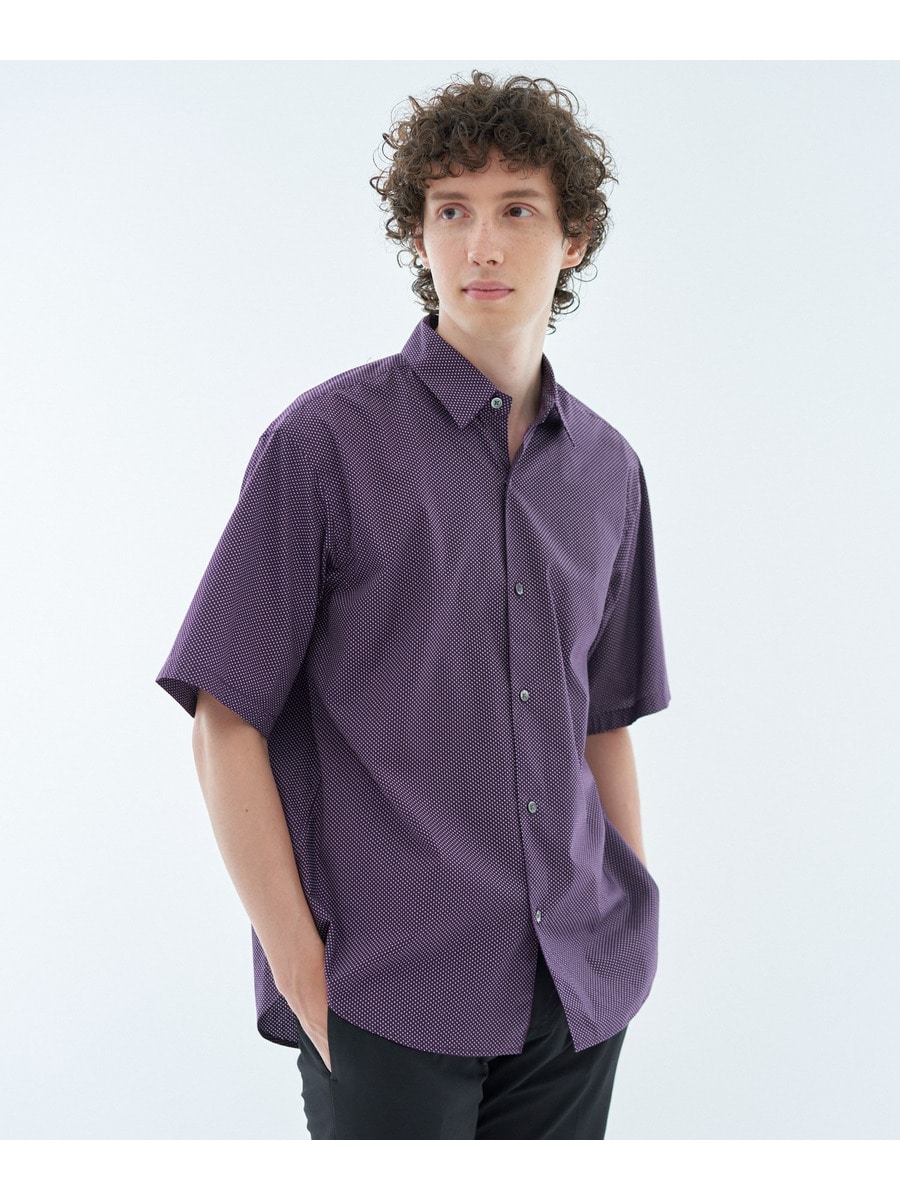 epnok ジャケットライクハーフスリーブシャツ EPNK】Jacket like half sleeve shirt / ジャケットライクハーフ