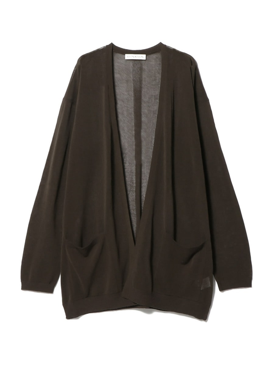 【最新入荷】 ESTNATION STORE ONLINE シアーニットトッパー｜ESTNATION / トップス