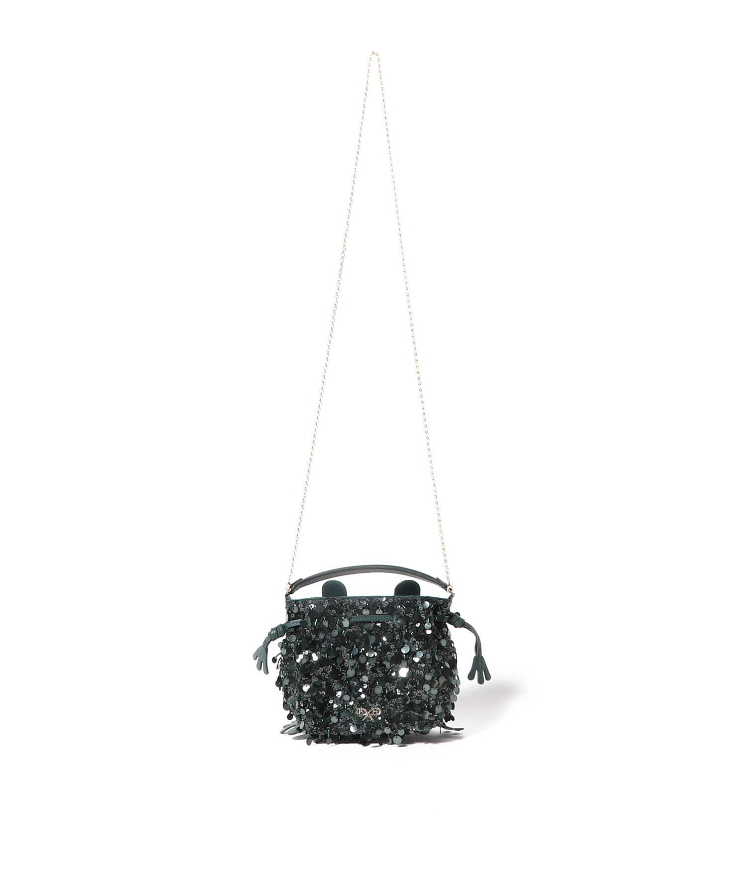 ANYA HINDMARCH カエル スパンコール クロスボディ