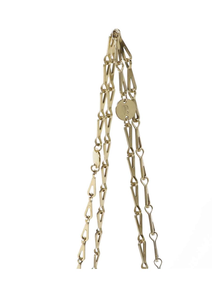 RABANNE / ゴールドスパークルディスクナノバッグ GOLD SPARKLE DISCS NANO BAG | Rabanne