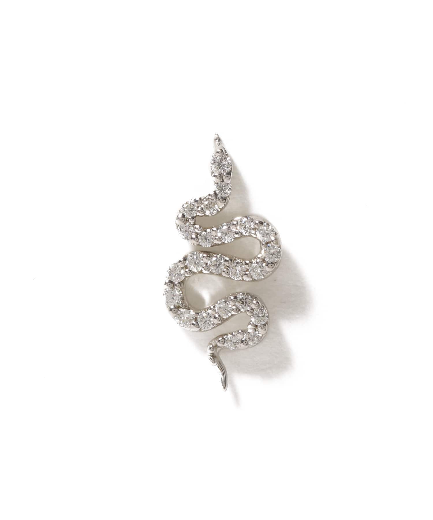 ROBINSON PELHAM / K14WG Snake Diamond ピアス｜ESTNATION