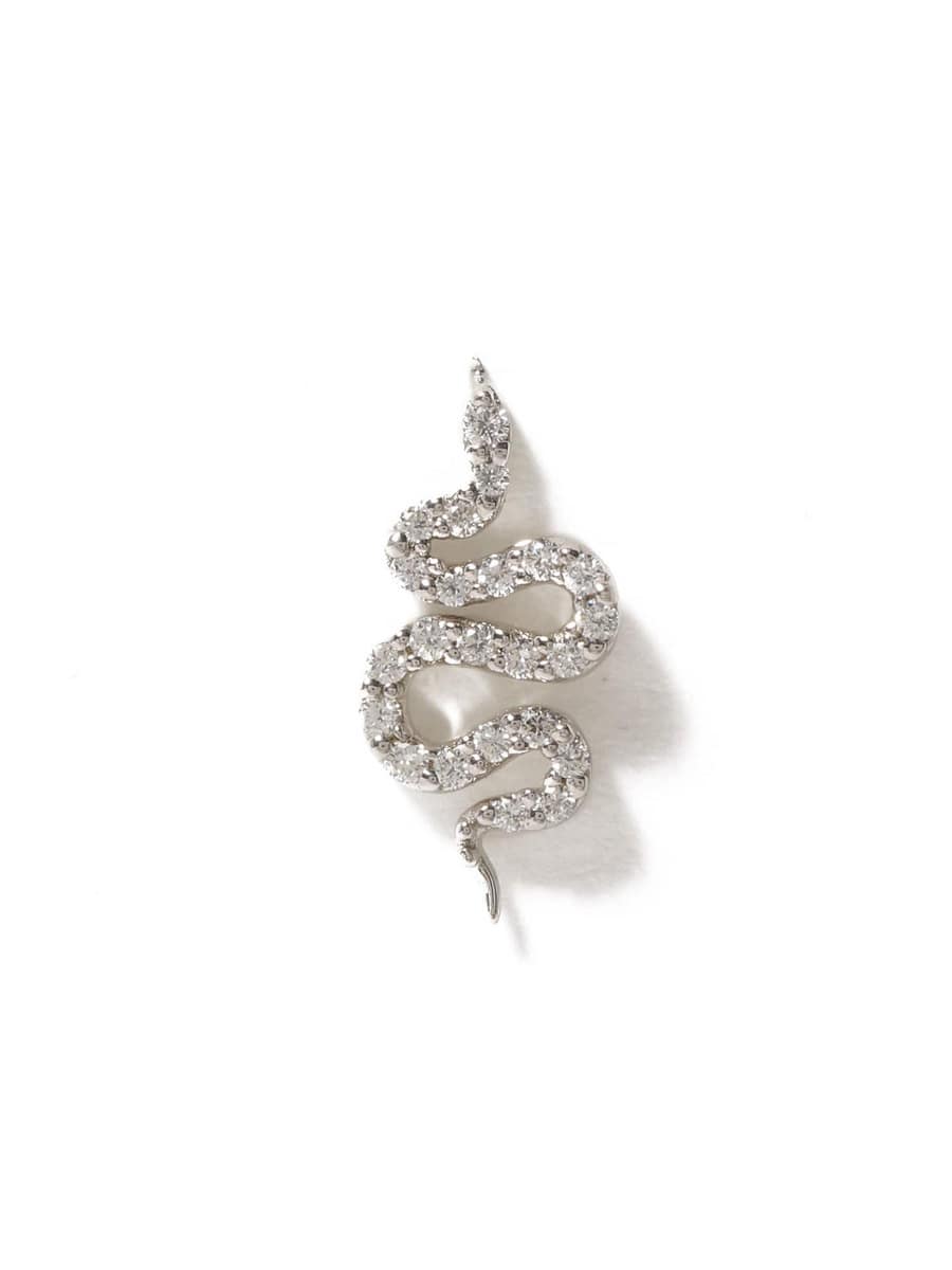 ★決算特価商品★ / PELHAM ROBINSON K14WG ピアス｜ESTNATION Diamond Snake アクセサリー