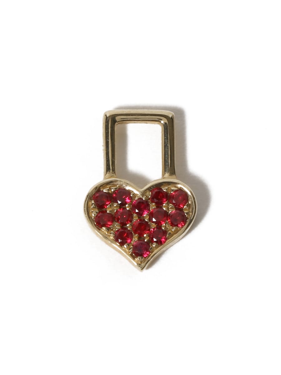 K14YG Baby Heart モチーフ ペンダントトップ