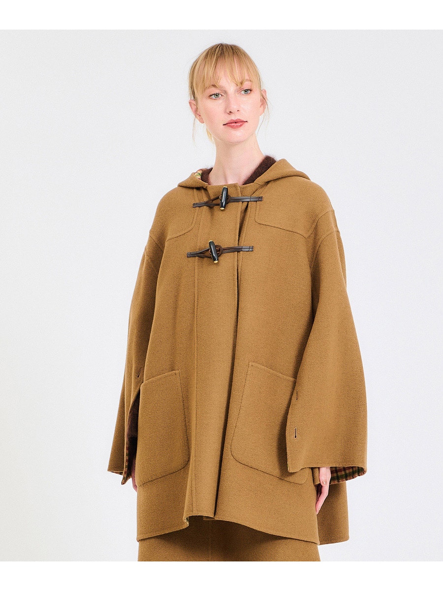 フード付きリバーコート