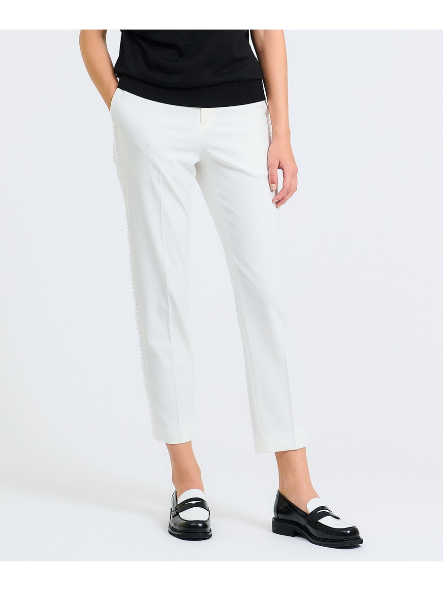 ダブルクロスサイドストライプパンツ