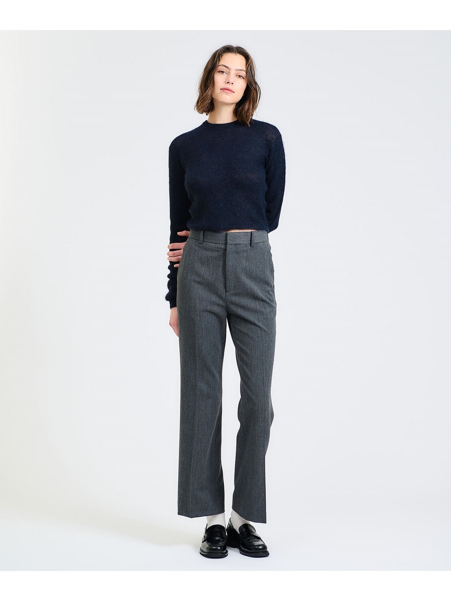 【THEAIRTOWN】ストライプ スリム フレア パンツ ESTNATION / トップスリムフレアパンツ｜ESTNATION ONLINE STORE