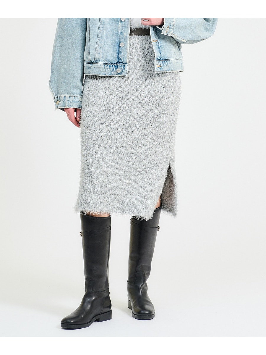 ESTNATION / シマーリング シャギーニット スカート｜ESTNATION ONLINE