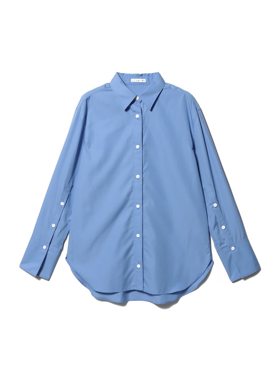 ESTNATION ブラウン長袖シャツ ESTNATION ブラウン長袖シャツ