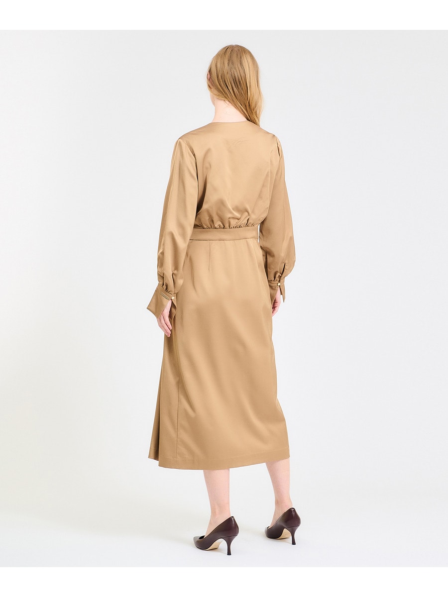ESTNATION / ウールサテンカシュクールワンピース｜ESTNATION ONLINE