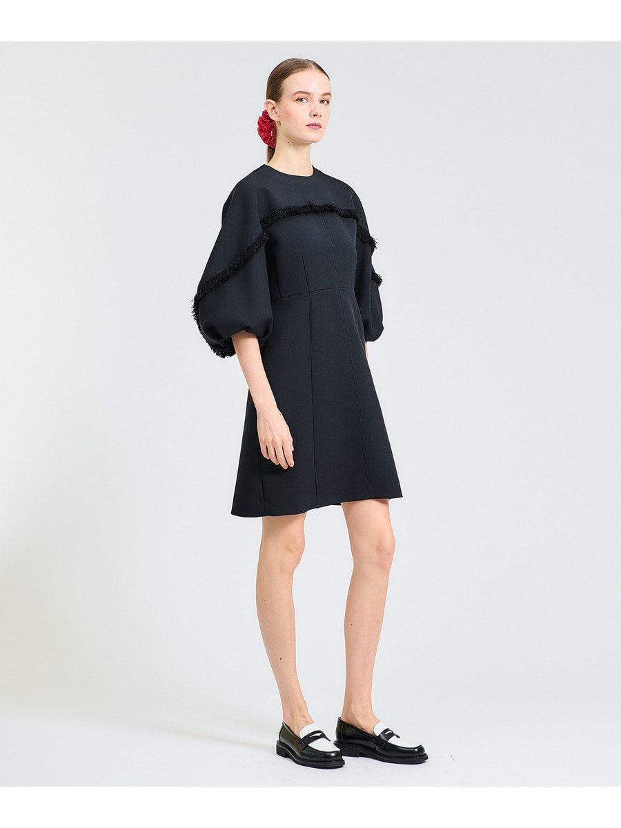 マトラッセ ツイル フリンジ ワンピース