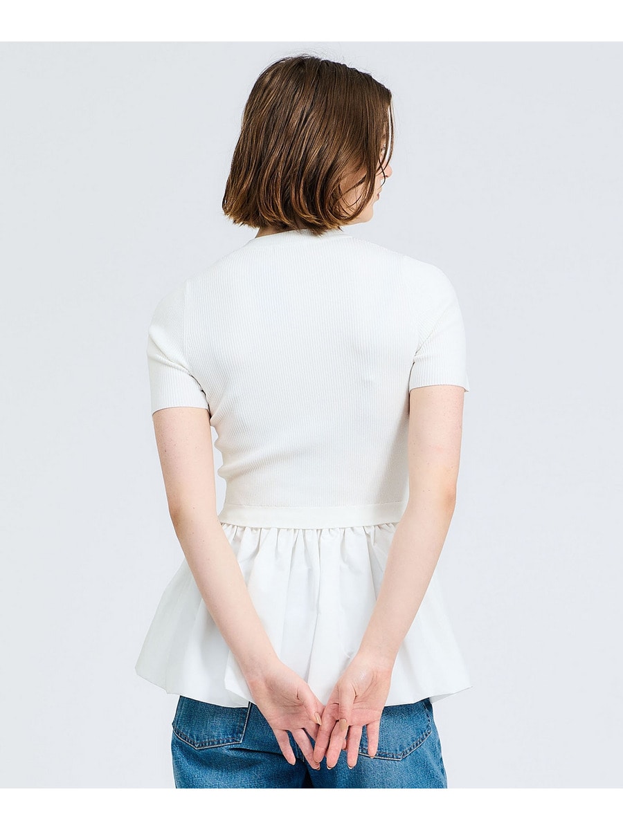 ESTNATION / ペプラムコンビリブニット｜ESTNATION ONLINE STORE