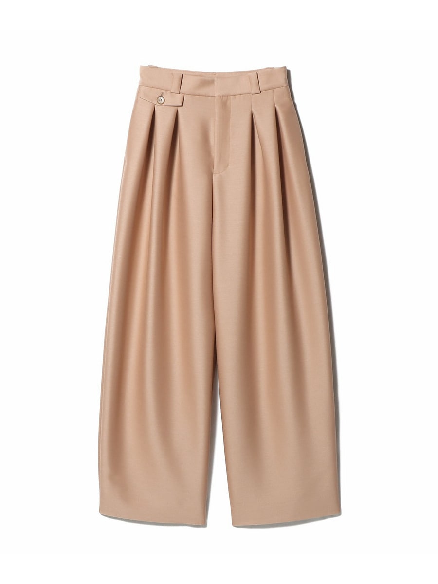 COLUMN / ウールシルクワイドパンツ＜PERMANENT＞｜ESTNATION