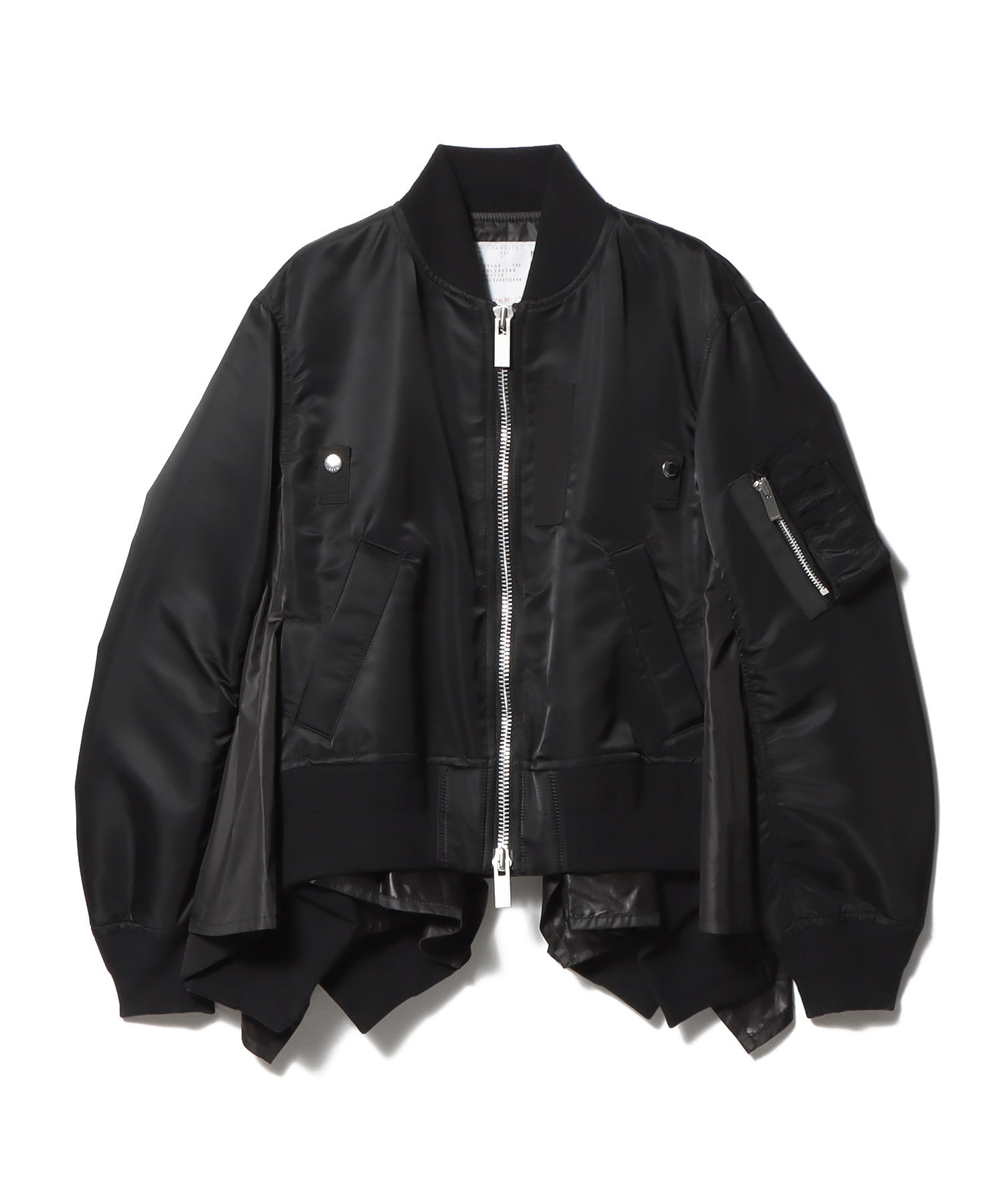 sacai 嫌がり 22ss ナイロンツイルミックスブルゾンsize1 