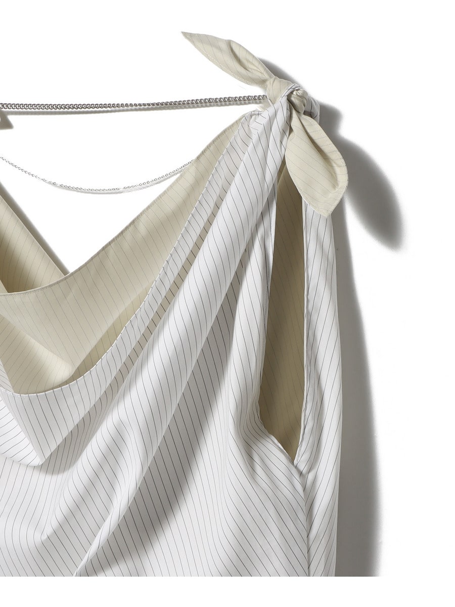 未使用シェリエ　ストライプコットンドレス S Max Mara/エス マックスマーラ通販 | [ウォーリー] シルク