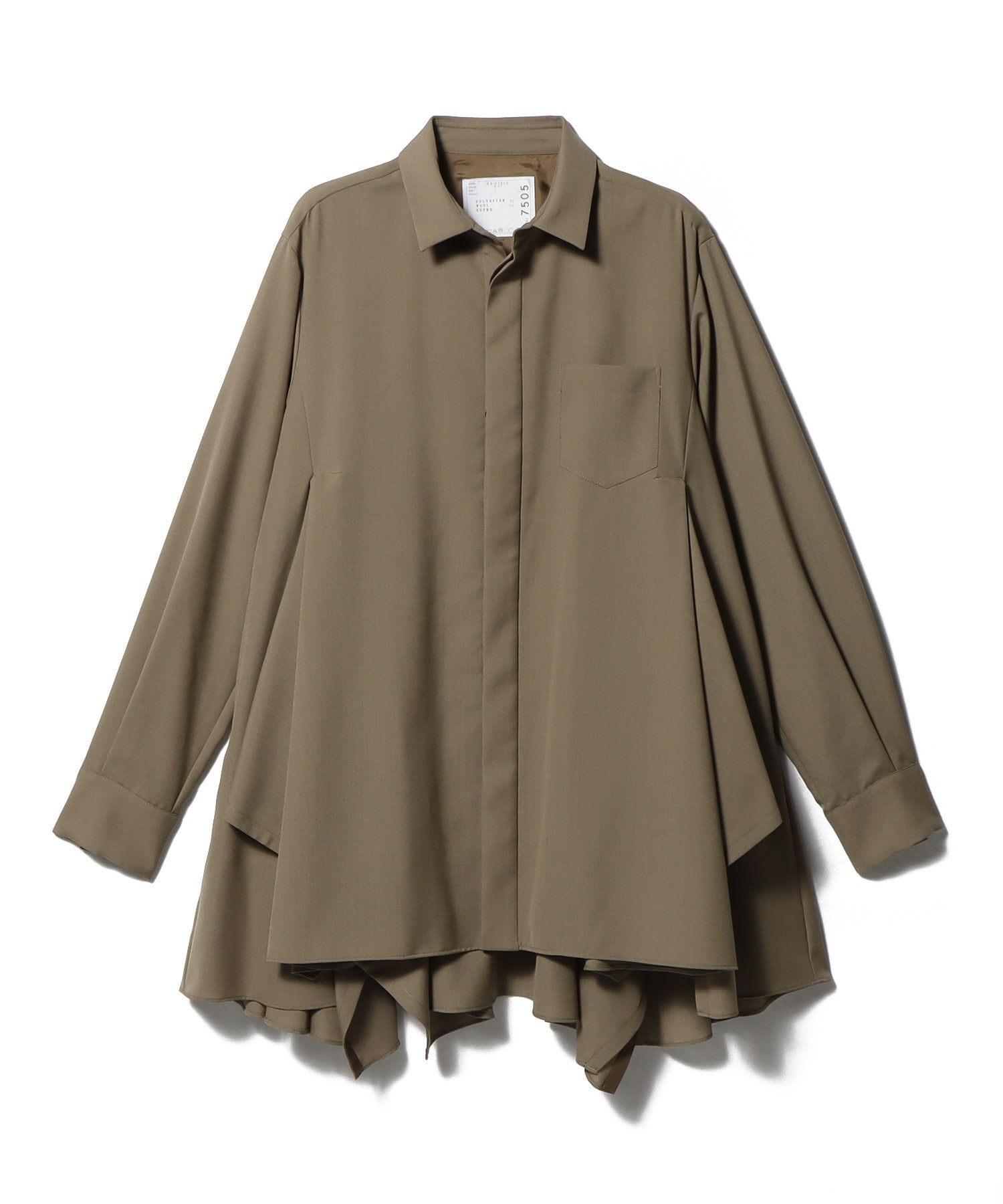 SACAI / スーツシャツドレス｜ESTNATION ONLINE STORE 