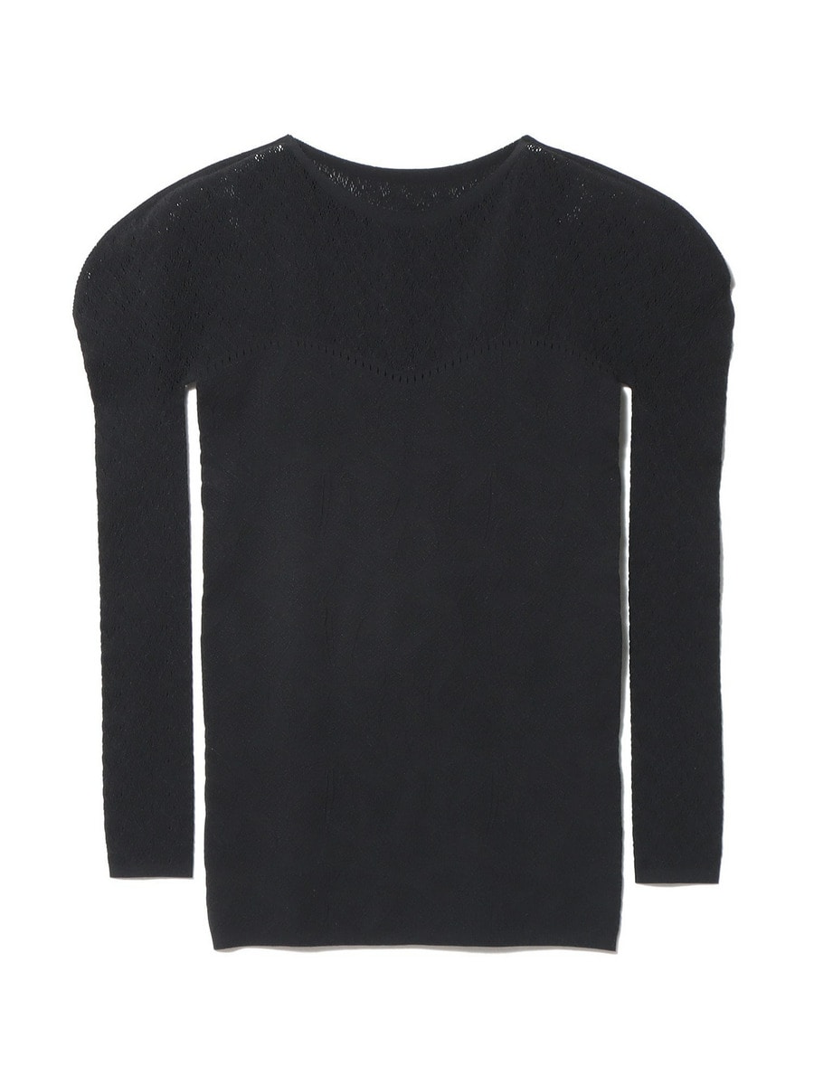 【新品】トウシューズリボンニットトップ ノーソーイングニット M黒 チャコット Chacott / トゥシューズリボンニット｜ESTNATION ONLINE STORE