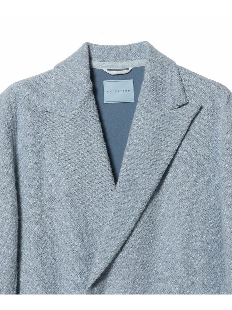 ESTNATION / ニットブークレ ダブルジャケット<INTEGRAL WEAR ESTNATION / ニットブークレ ダブルジャケット<INTEGRAL WEAR