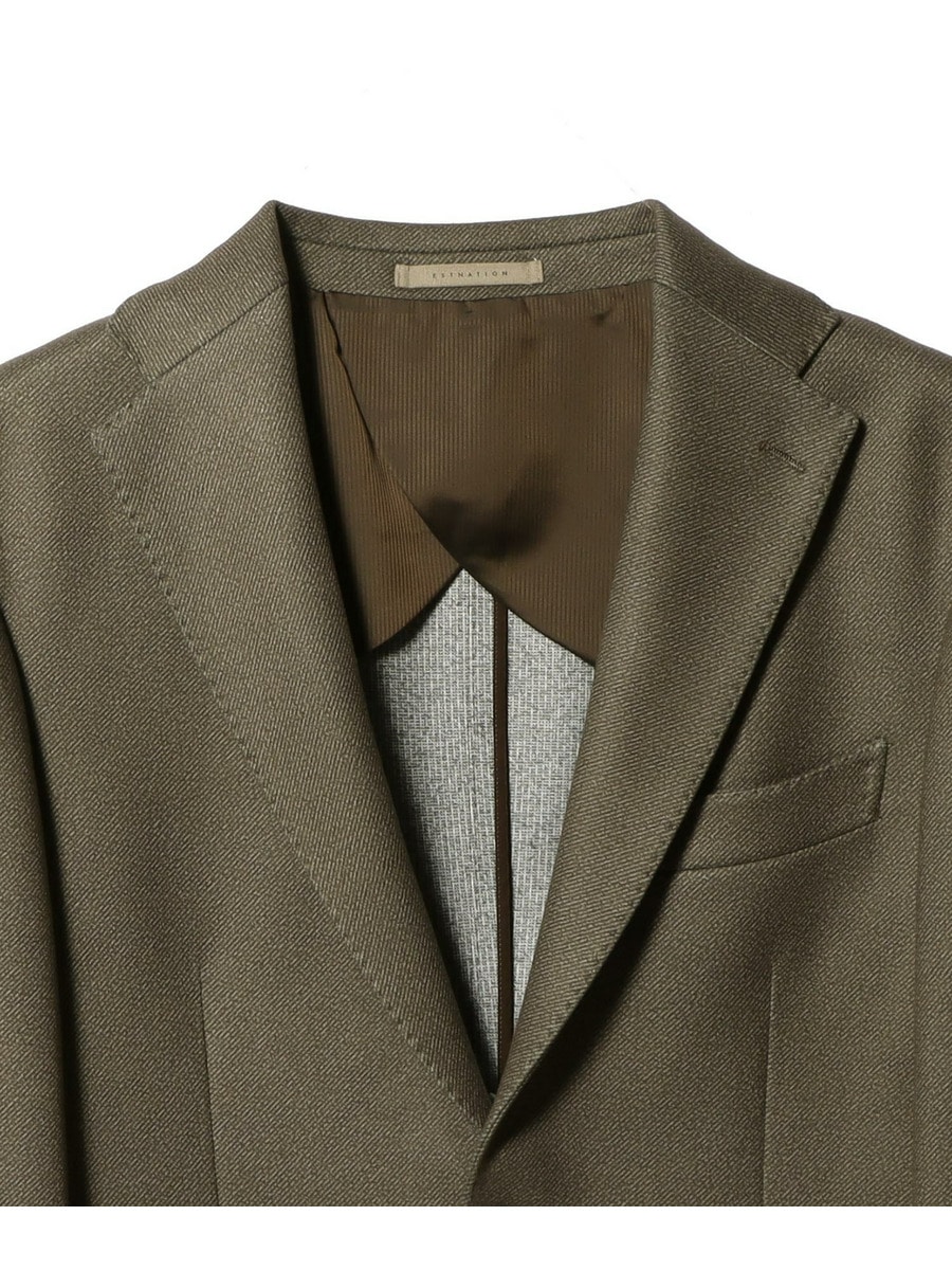 ESTNATION / ダウンファブリック ツイル セットアップ2Bジャケット