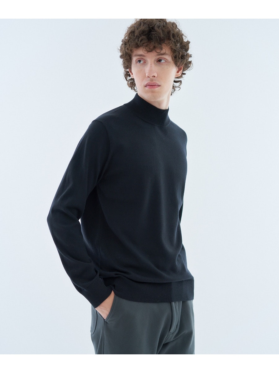 CARIAGGI ウールモックネックニット