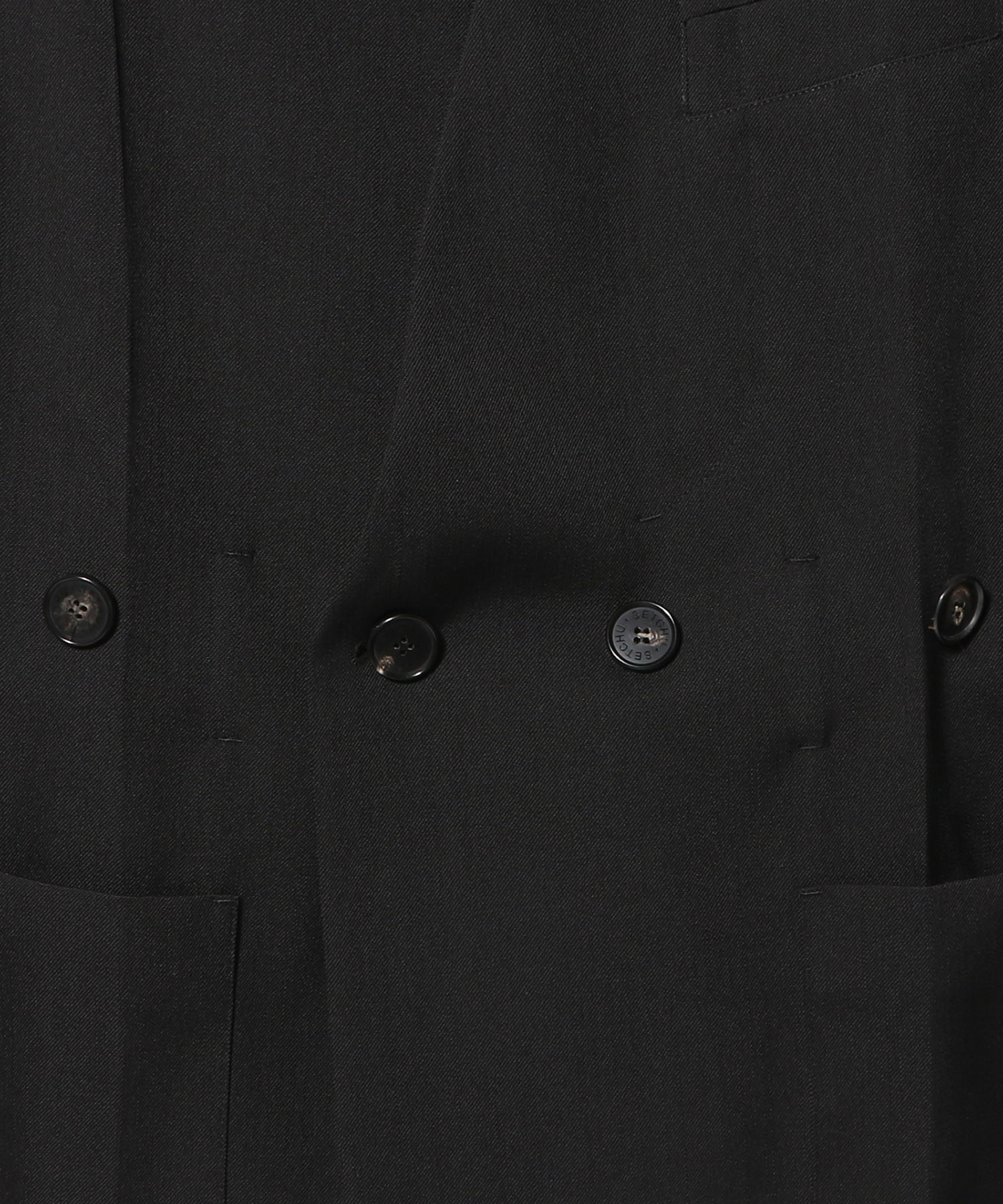 SETCHU / NO LAPEL ORIGAMI JKT GABARDINE｜ESTNATION ONLINE