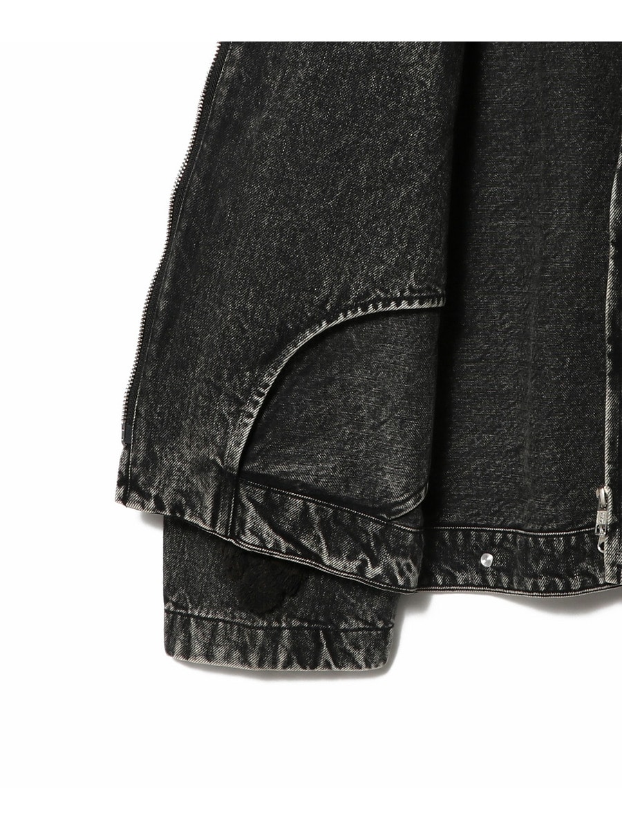 SONG FOR THE MUTE / PLEATED ZIP UP JACKET｜ESTNATION ONLINE