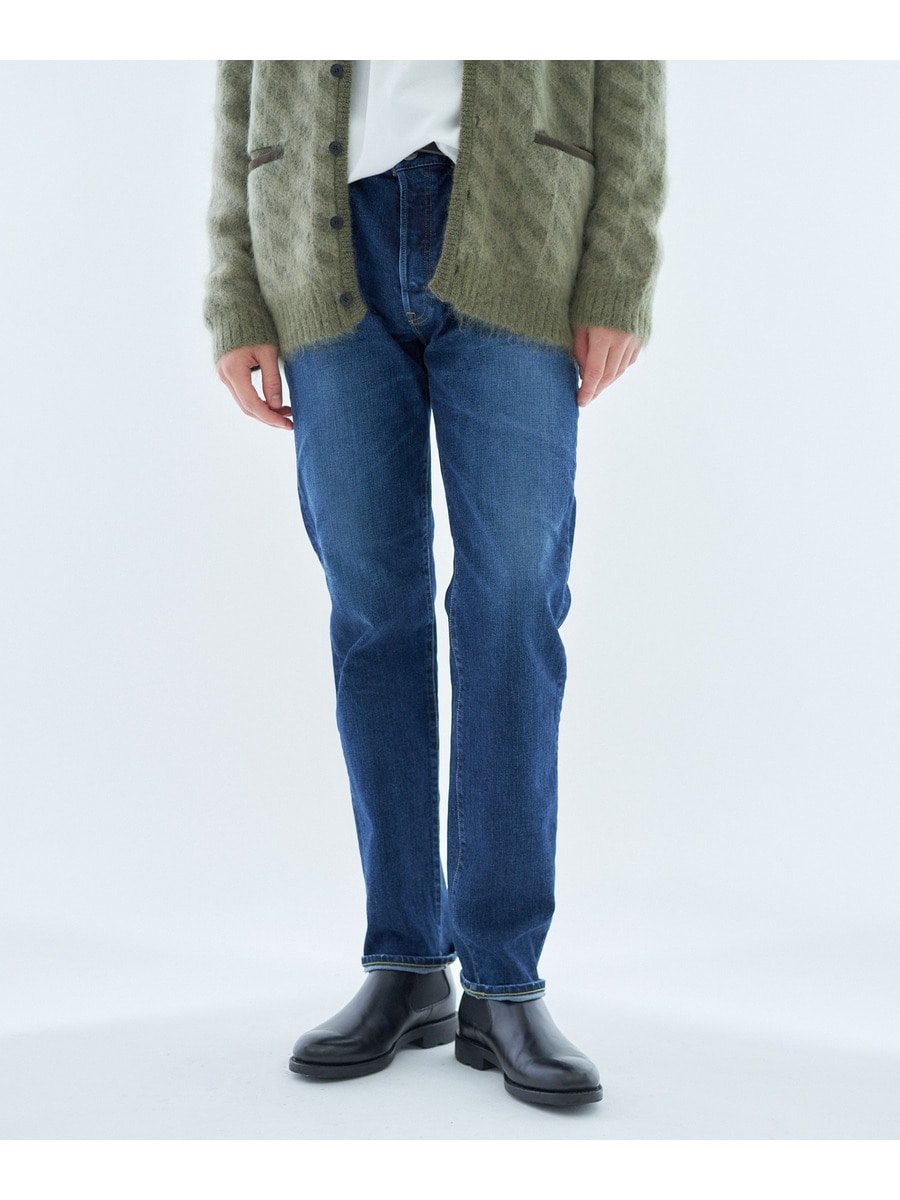 RHYTHM スリムテーパードデニムパンツ