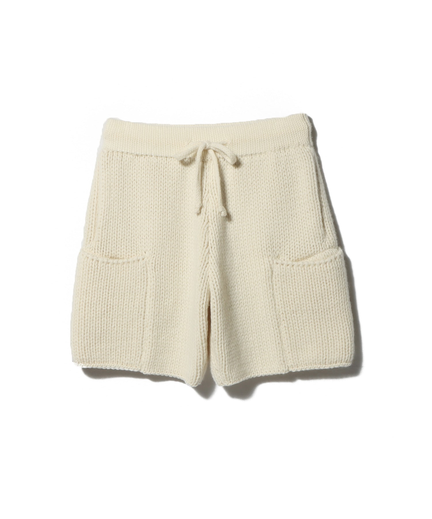 カシミヤ ニットショートパンツ