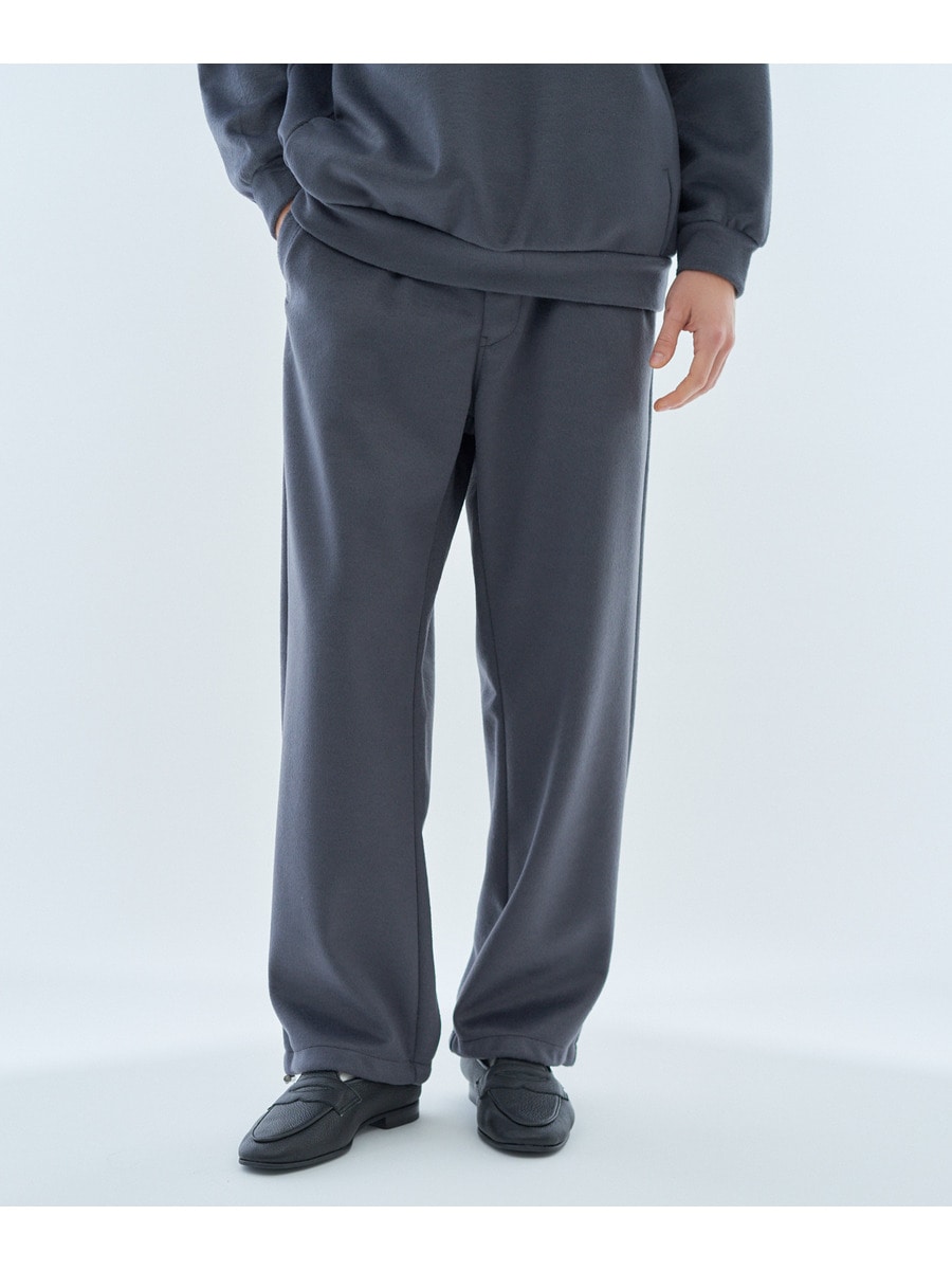 ブラッシュドダブルフェイスイージーパンツ
