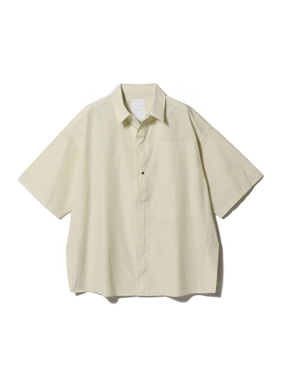 ents. 24ss シルクシャンブレーシャツ