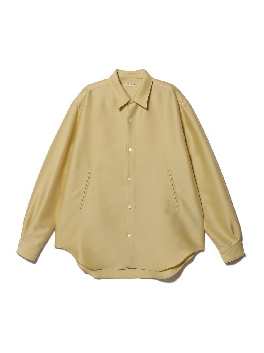 ESTNATION / ウールシルク ツイルシャツ＜ESSENCEOFLUXURY