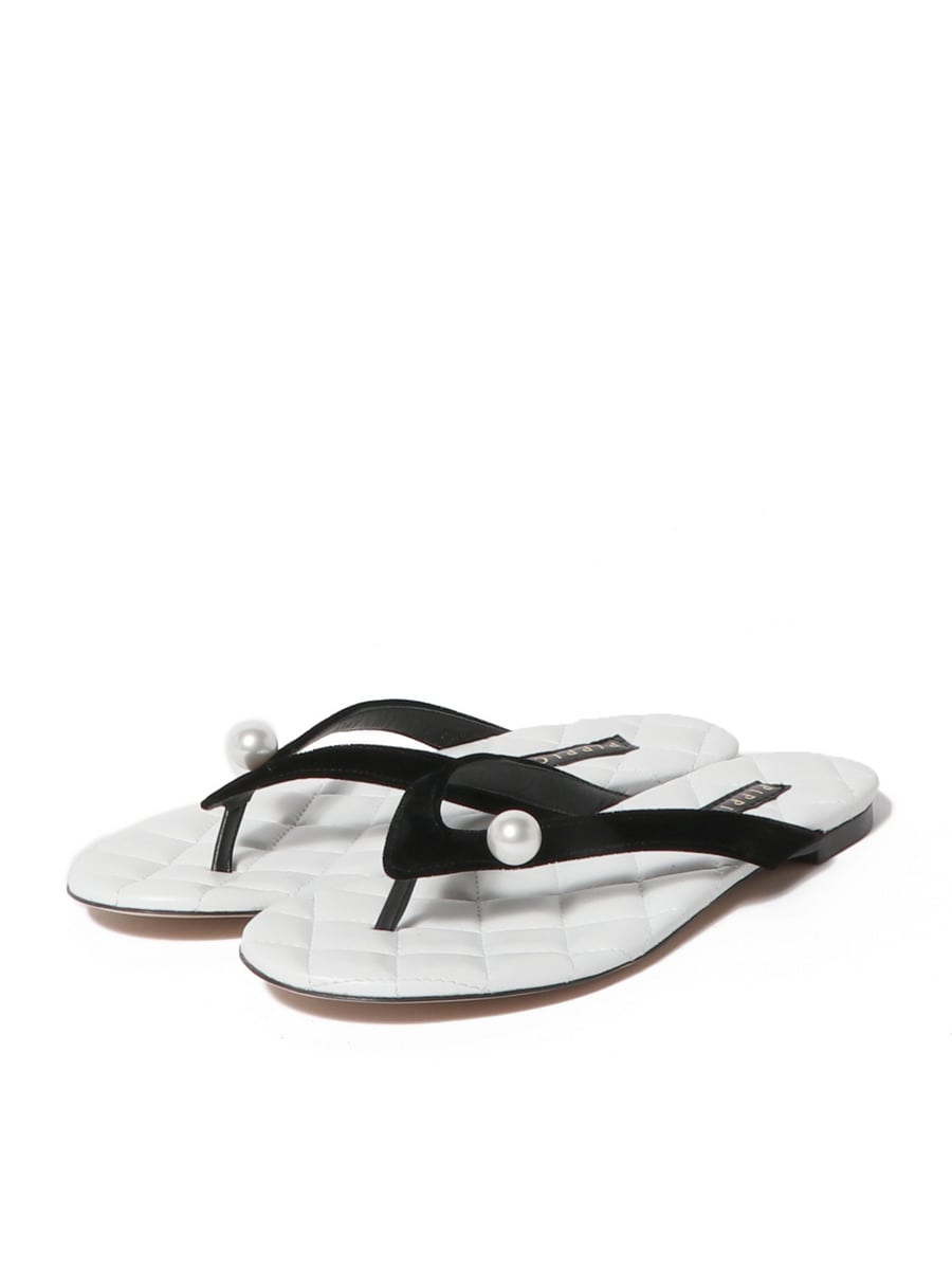 PIPPICHIC BEACH トングサンダル HANAKO BEACH 9 厚底トングサンダル WHITE ホワイト【PIPPICHIC