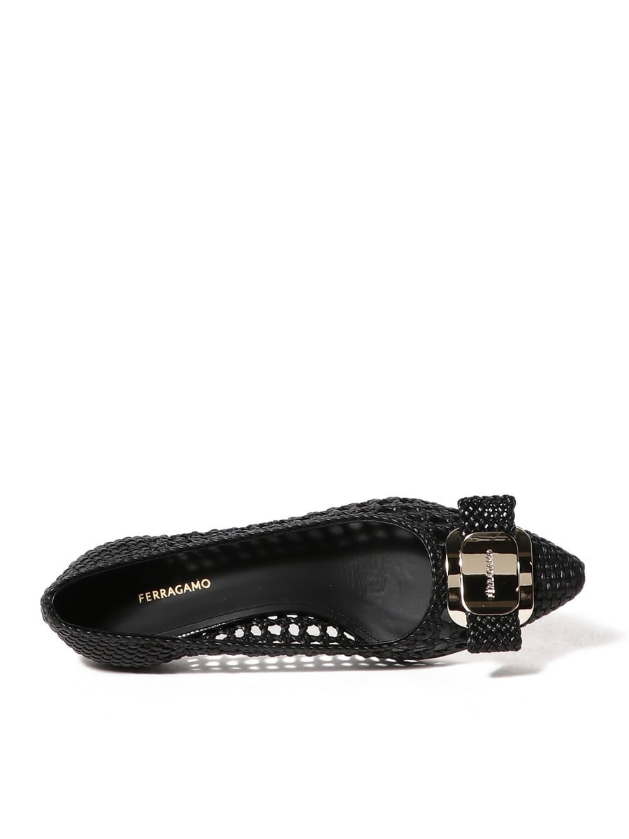 Salvatore Ferragamo パンプス 紺 4105725E0012 Ferragamo パンプス