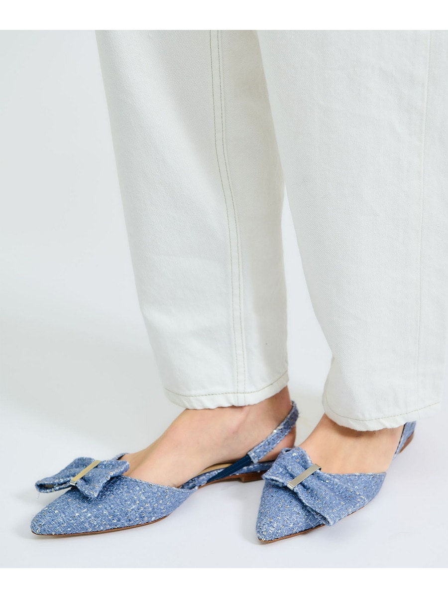 HEWN リボンスリングバックフラットシューズ HEWN / リボンスリングバックフラットシューズ｜ESTNATION