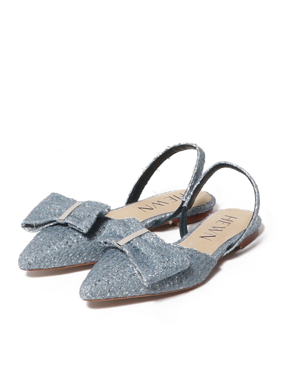 HEWN リボンスリングバックフラットシューズ HEWN / リボンスリングバックフラットシューズ｜ESTNATION