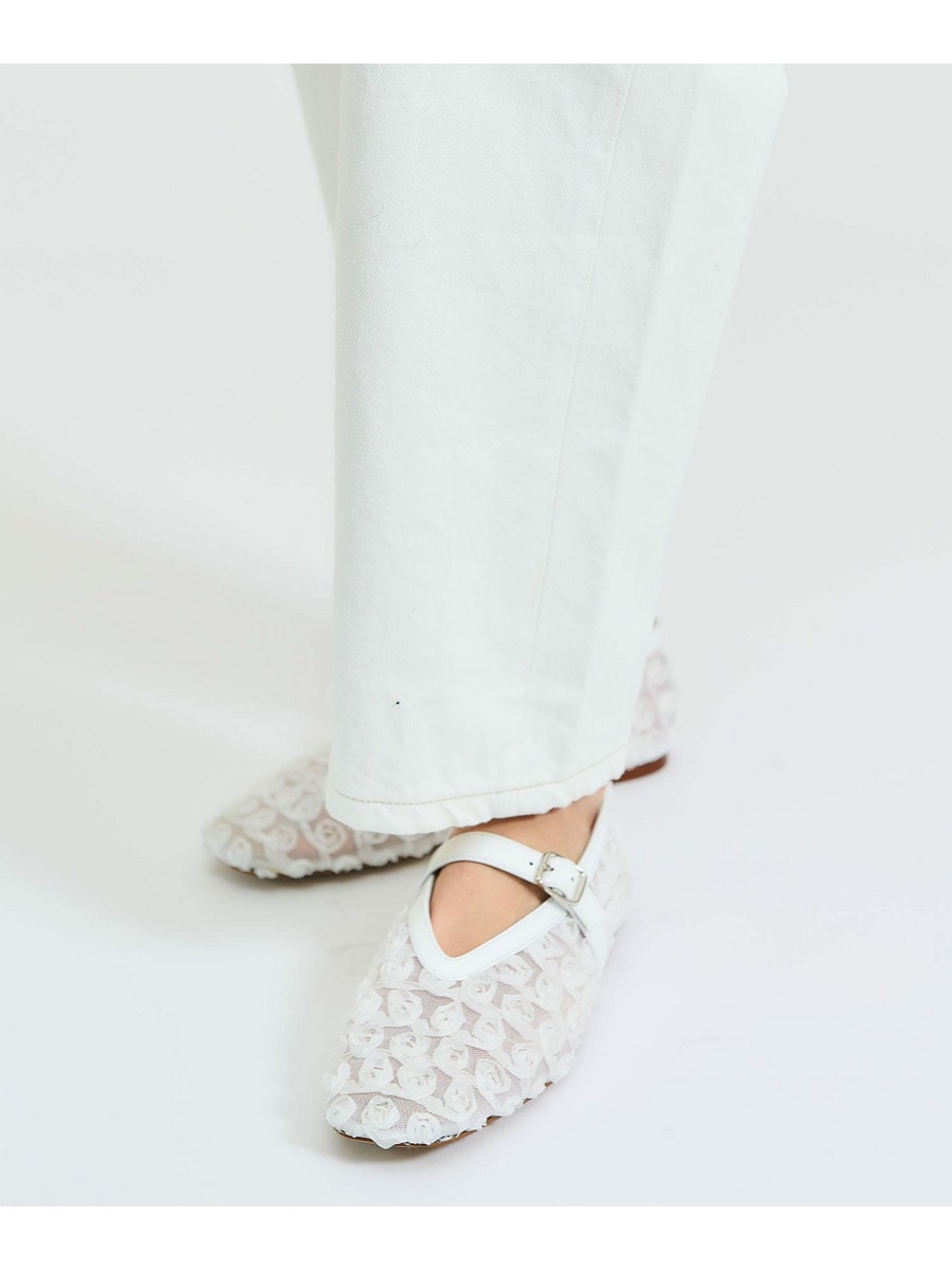 【足元にお花を♪】CHANEL フラット ミュール カメリア フラワー HEWN / フラワーチュールフラットシューズ｜ESTNATION ONLINE